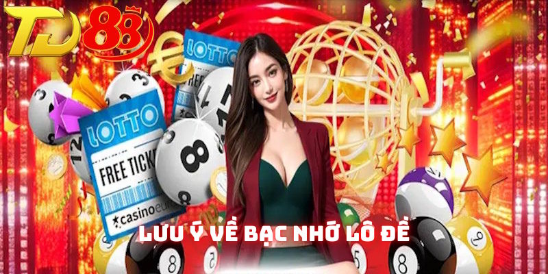 Lưu ý liên quan đến cách vận dụng lô đề bạc nhớ
